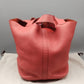 HERMES PICOTIN RED LEATHER BAG