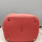 HERMES PICOTIN RED LEATHER BAG