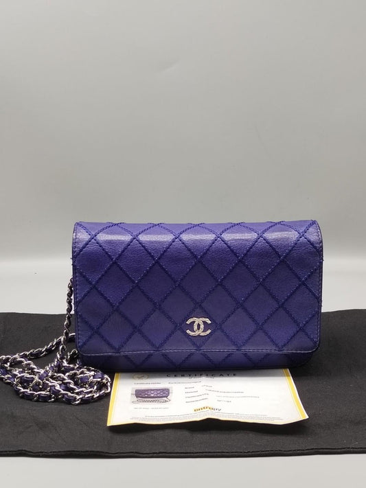 CHANEL WOC BLUE