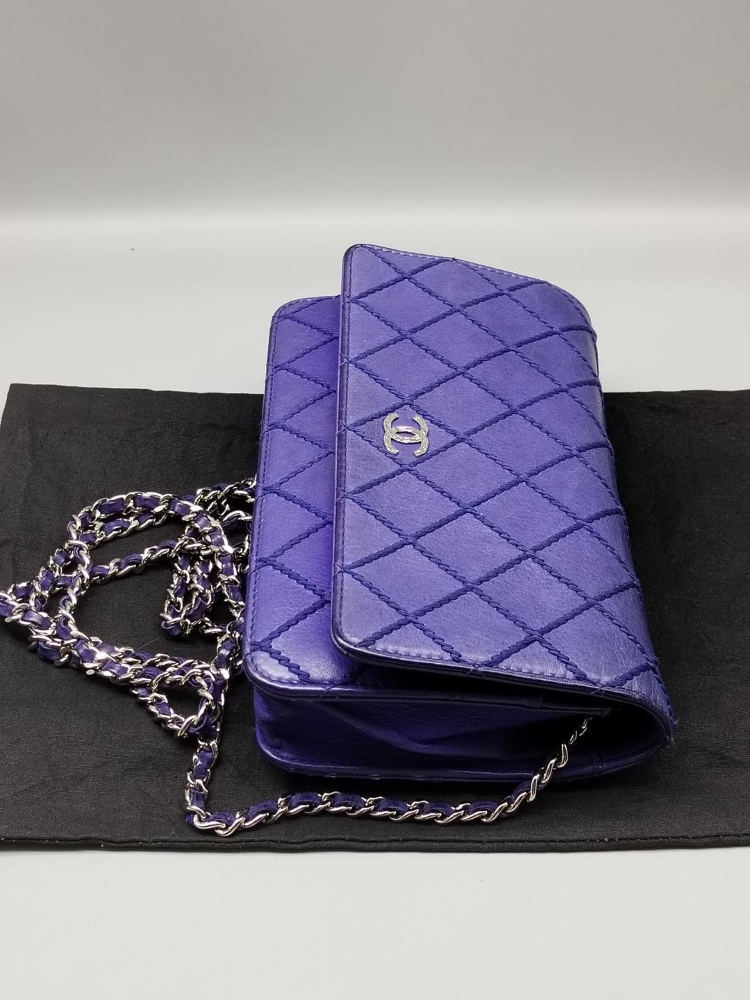 CHANEL WOC BLUE