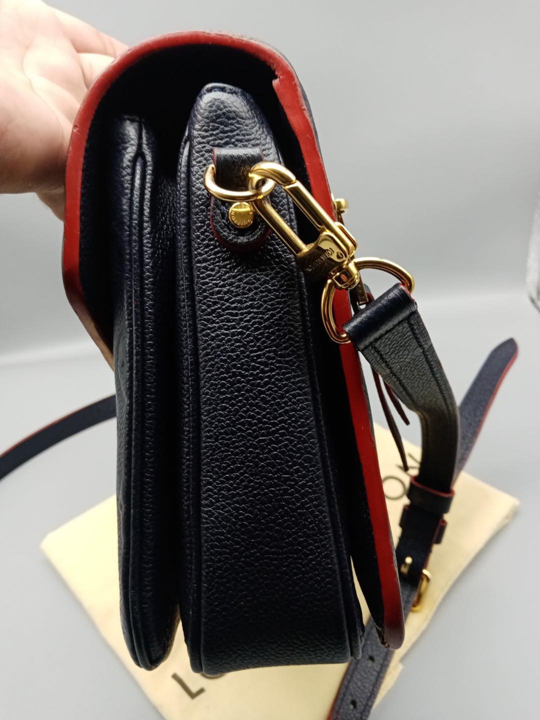 LOUIS VUITTON EMPRIENTE POCHETTE METIS MARINE ROUGE