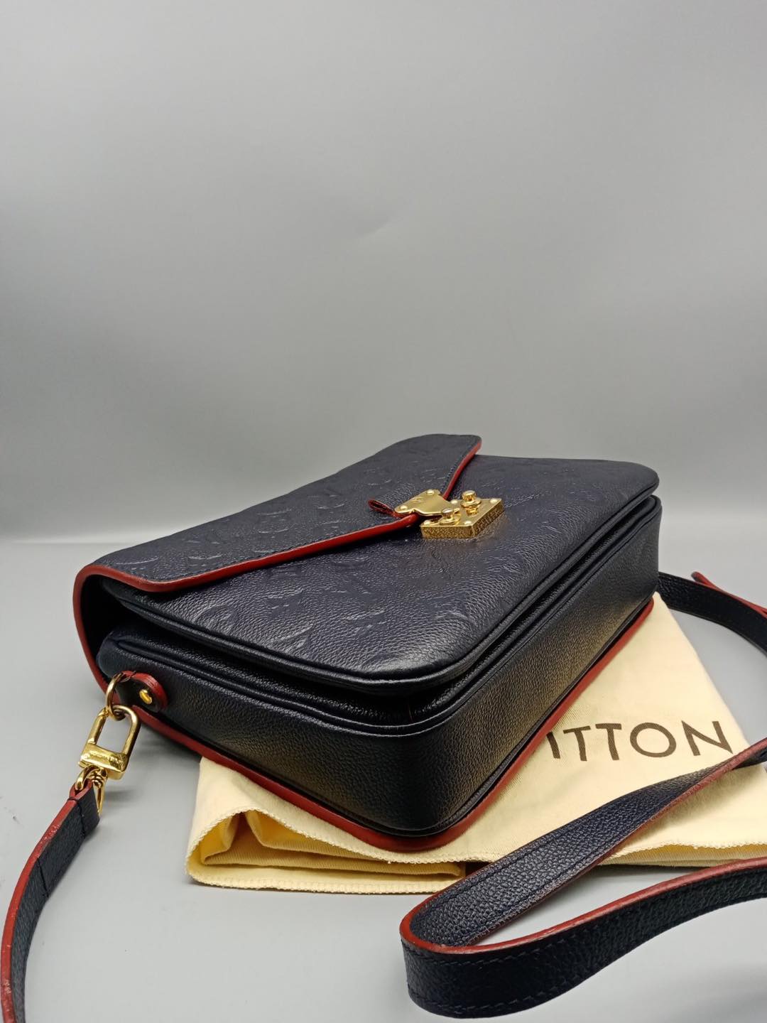 LOUIS VUITTON EMPRIENTE POCHETTE METIS MARINE ROUGE