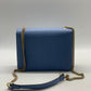 Gucci Blue Leather Small Interlocking G Crossbody Bag