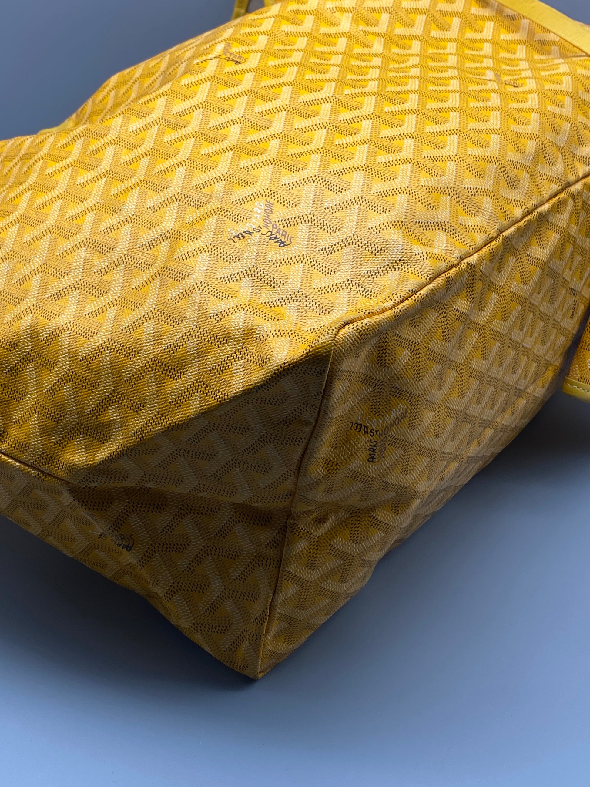 Goyard Yellow Chevron St Louis GM Tote 1GY0228 For Sale at 1stDibs
