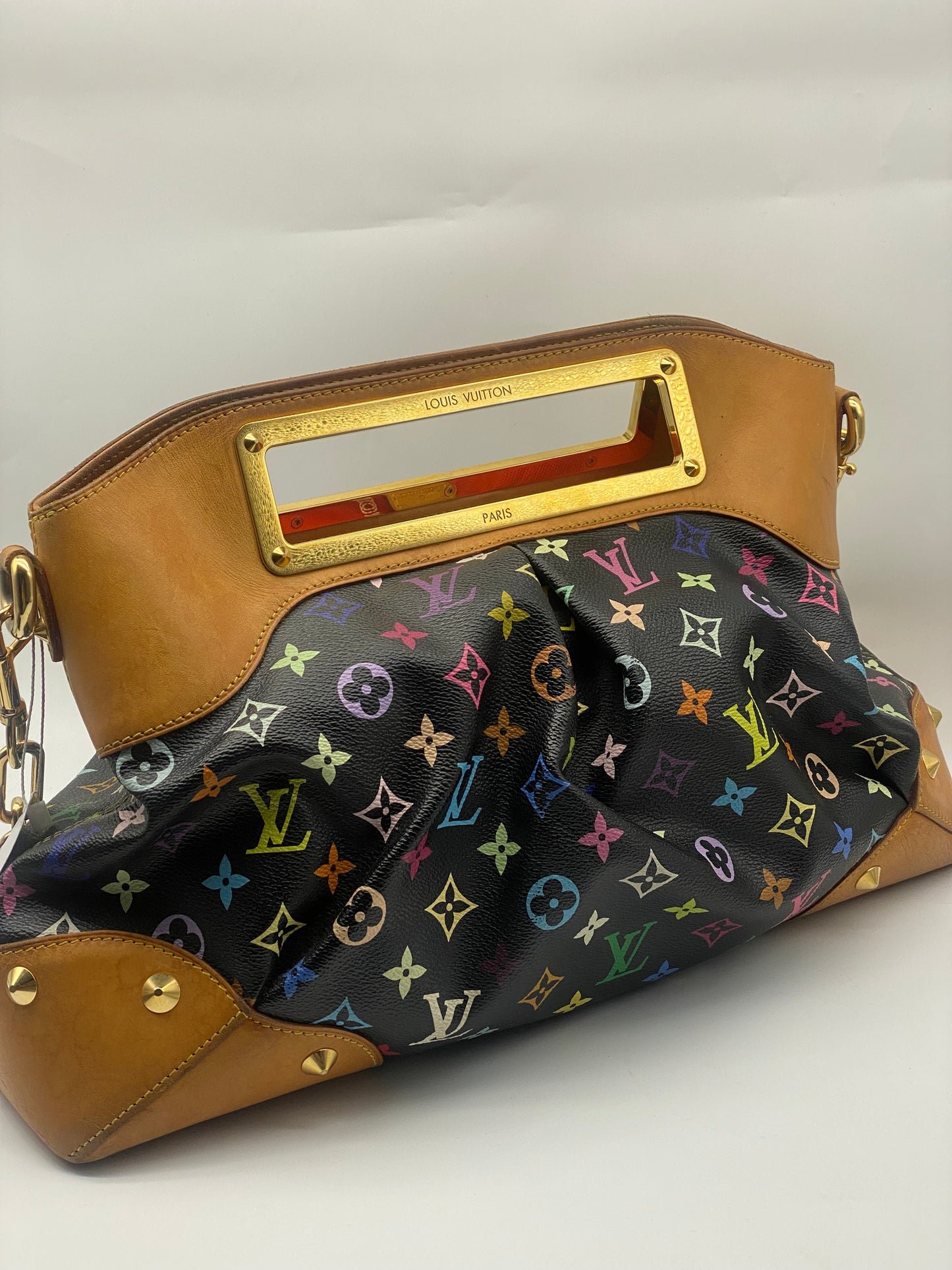 Louis Vuitton Judy in Black with Multicolor Canvass GM