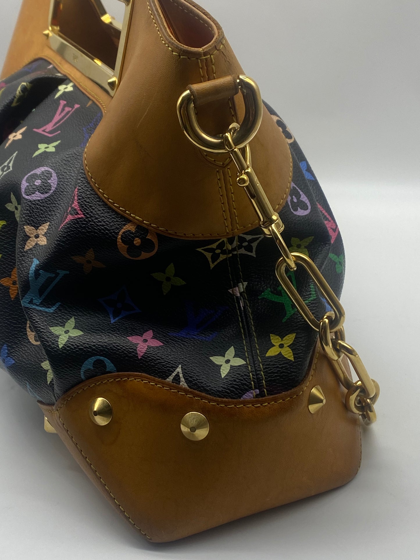 Louis Vuitton Judy in Black with Multicolor Canvass GM