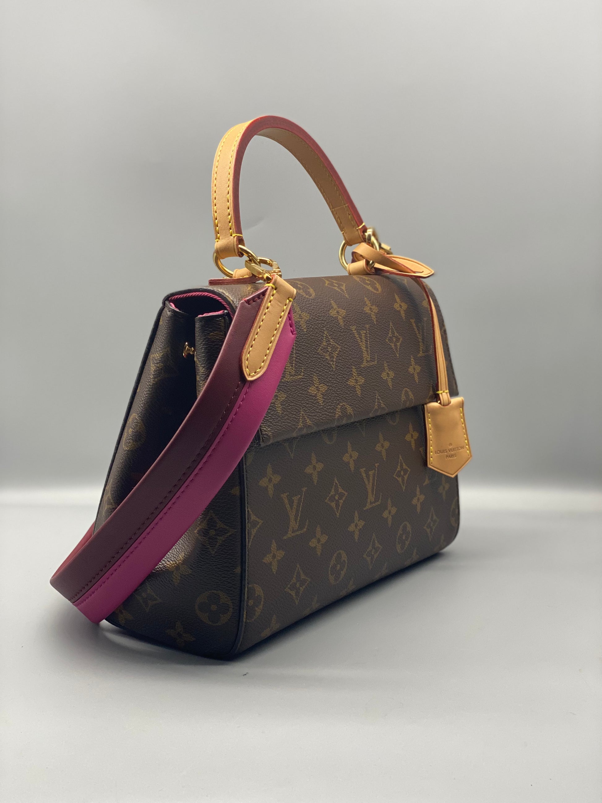 Cluny MM Bag - Luxury Monogram Canvas Brown