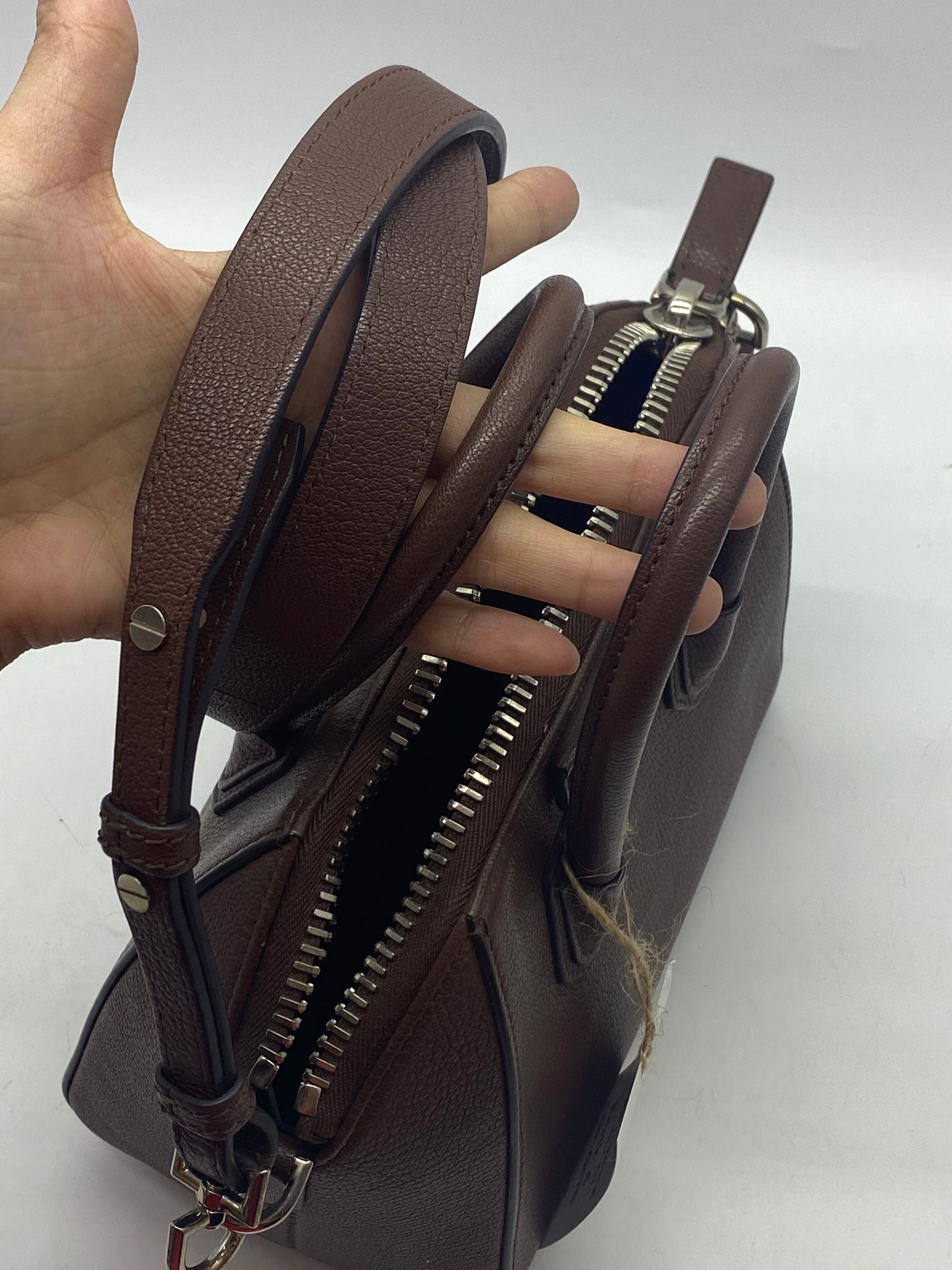 Givenchy Brown Leather Mini Antigona Satchel Givenchy