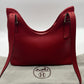 HERMES Clemence Massai Cut 40 Rouge Casaque