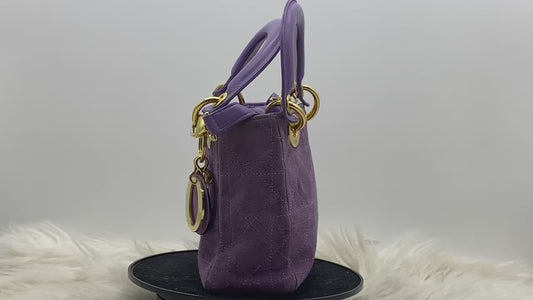 Christian Dior Lady Dior Leather Handbag