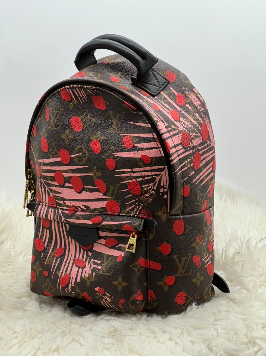 Louis Vuitton Monogram Jungle Dots Palm Springs Backpack (Preloved)