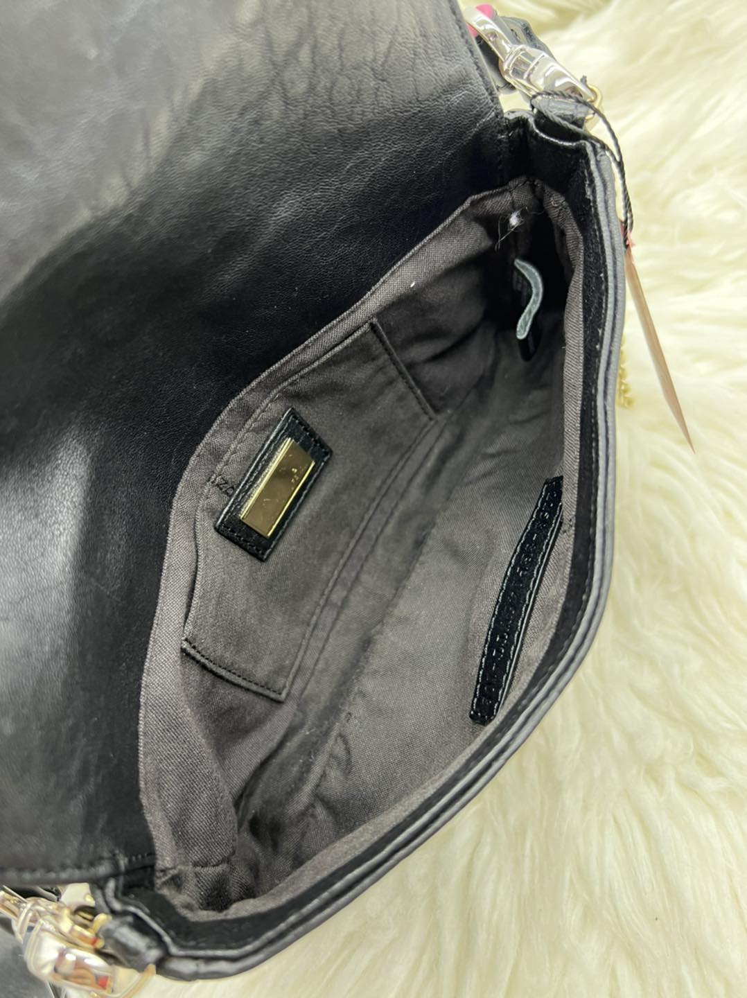 Fendi Baguette Leather Mini Bag