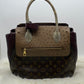 Louis Vuitton Ostrich Python Majestueux Tote MM Bordeaux