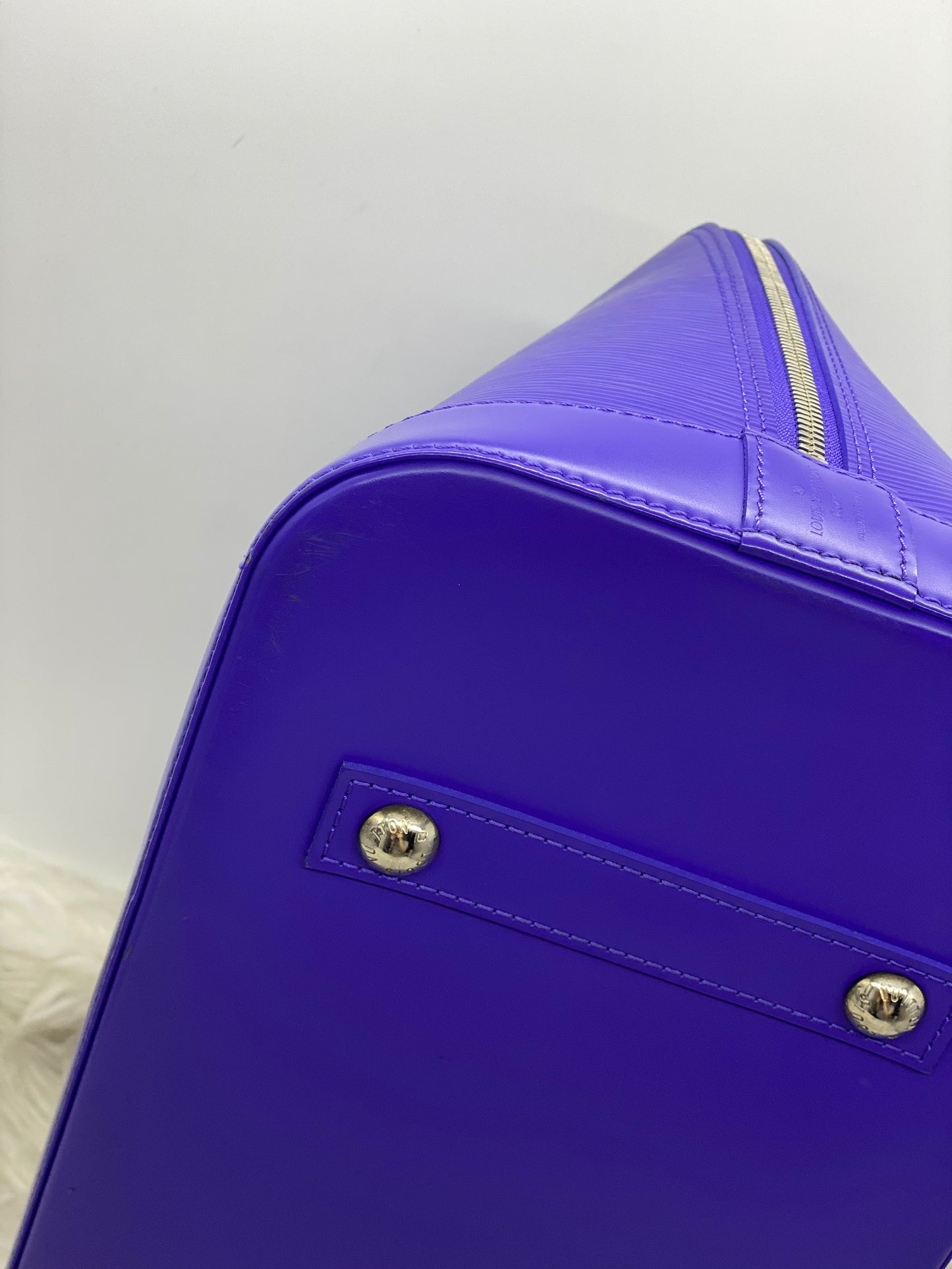 Louis Vuitton Purple Epi Leather Alma GM Size