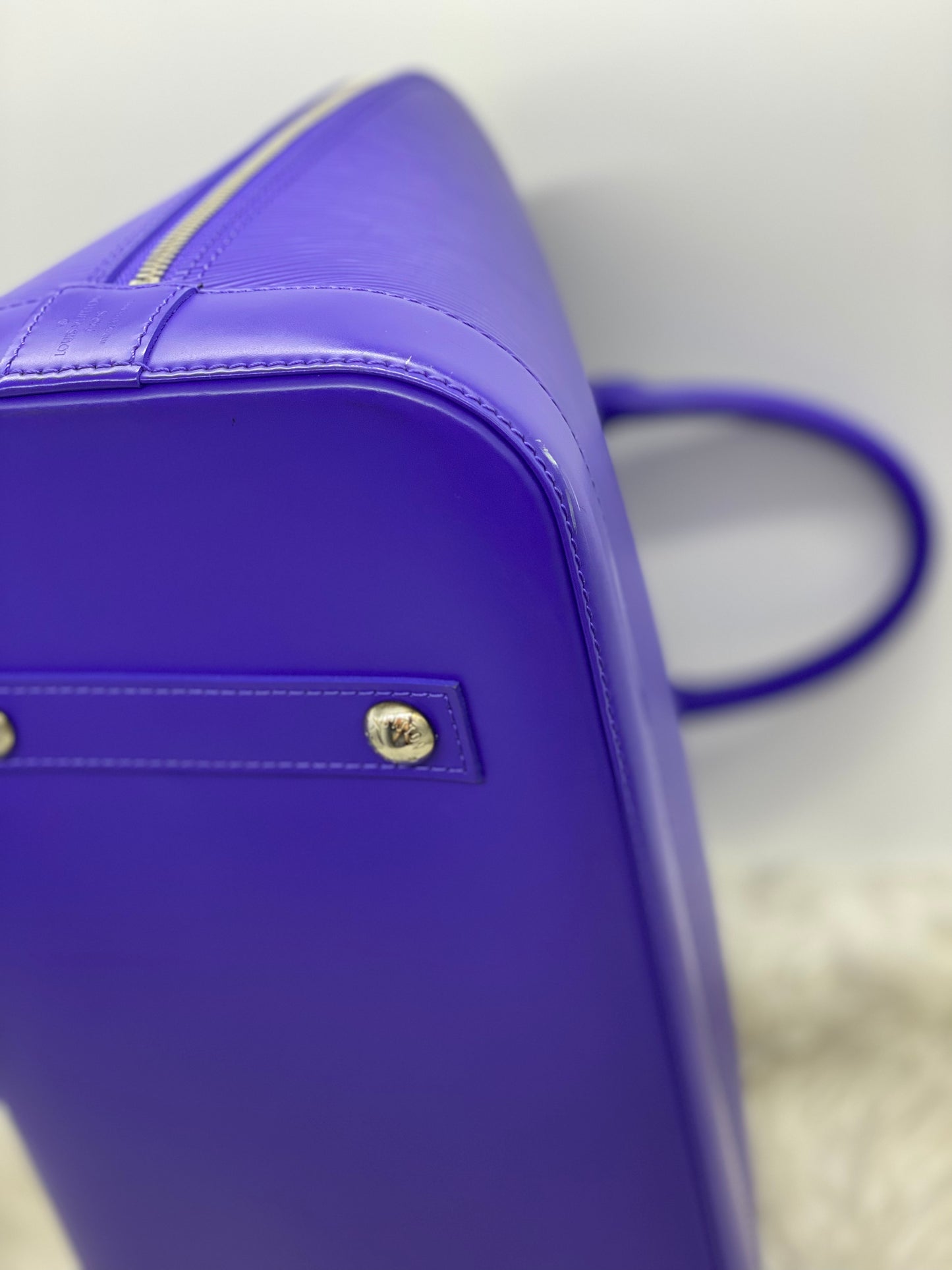 Louis Vuitton Purple Epi Leather Alma GM Size