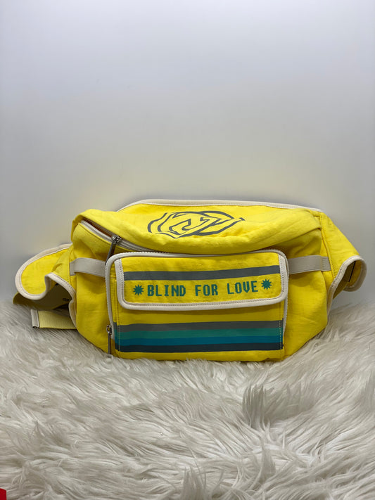 GUCCI BLIND FOR LOVE YELLOW FANNY PACK