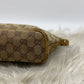 Gucci Beige/Yellow GG Canvas And Leather Boat Baguette