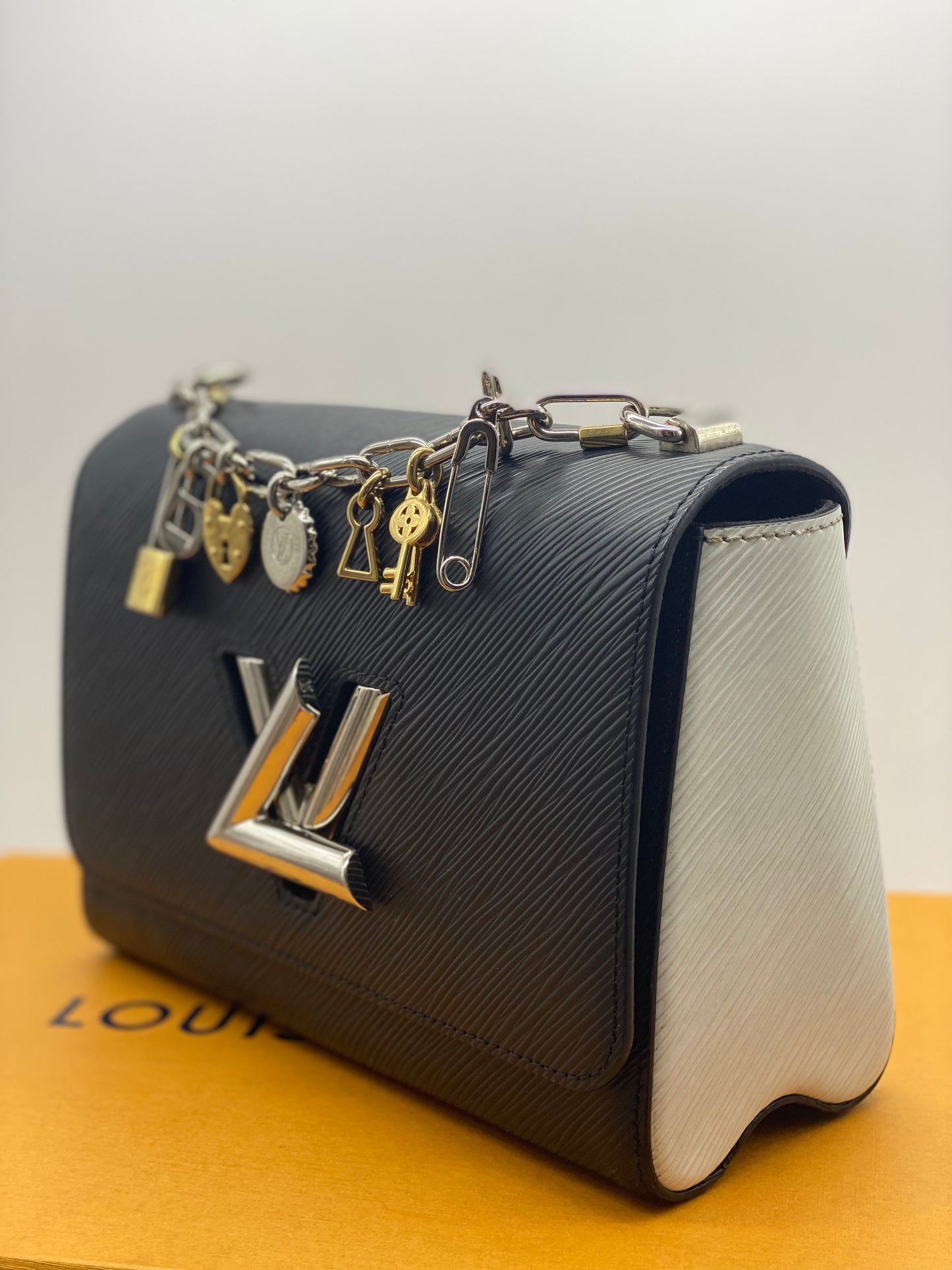 Louis Vuitton Twist MM Love Lock Charm Bag