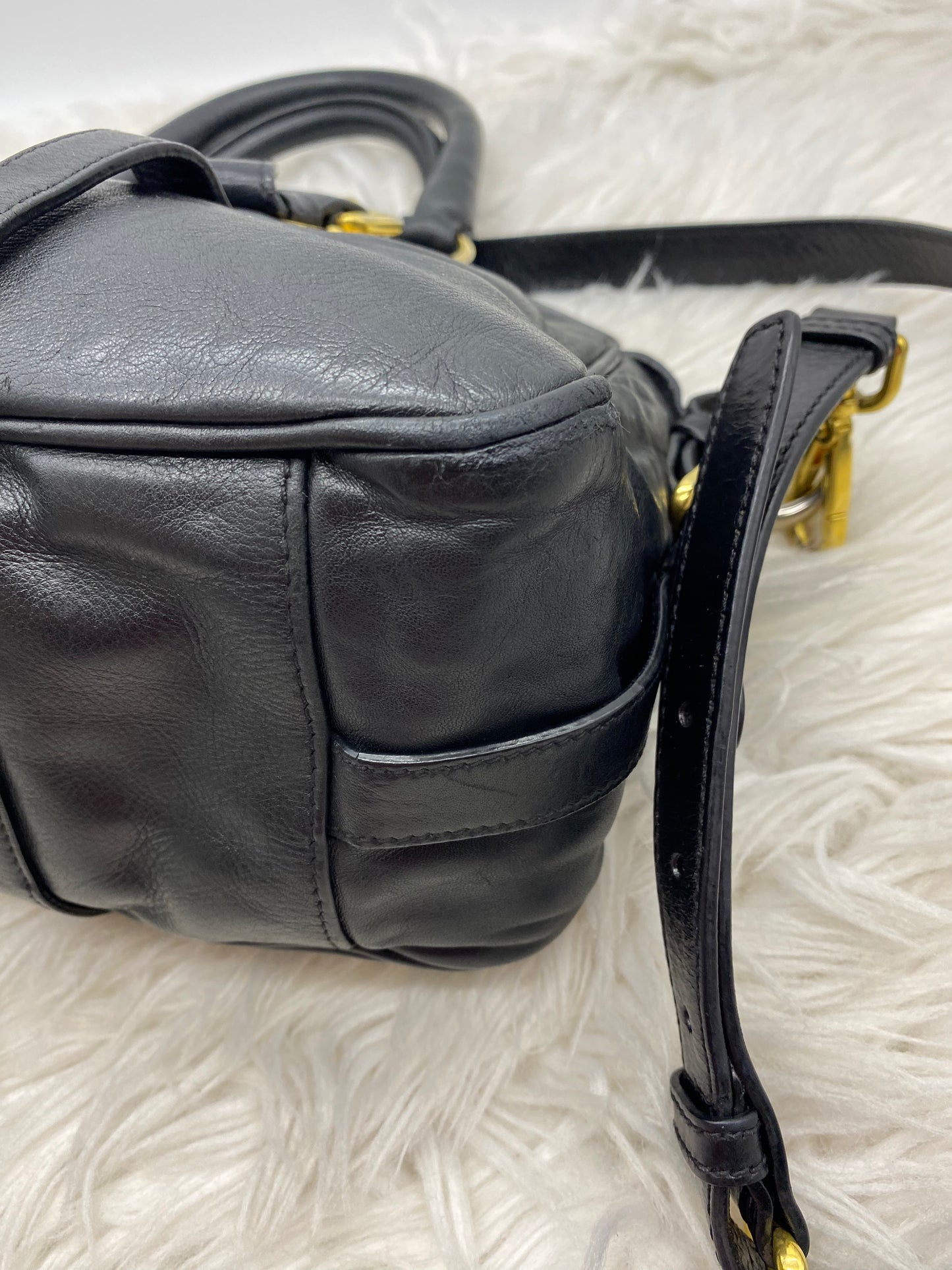 Prada Bauletto leather bag