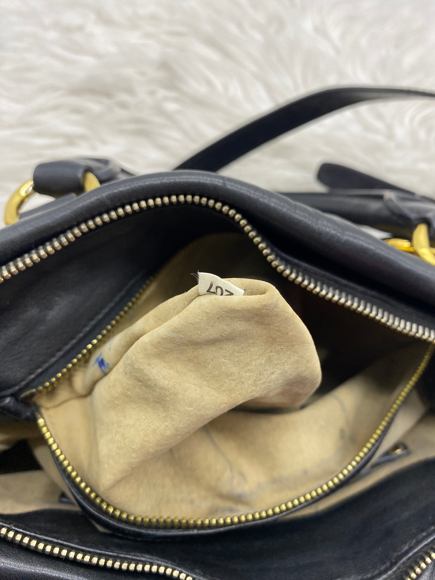 Prada Bauletto leather bag