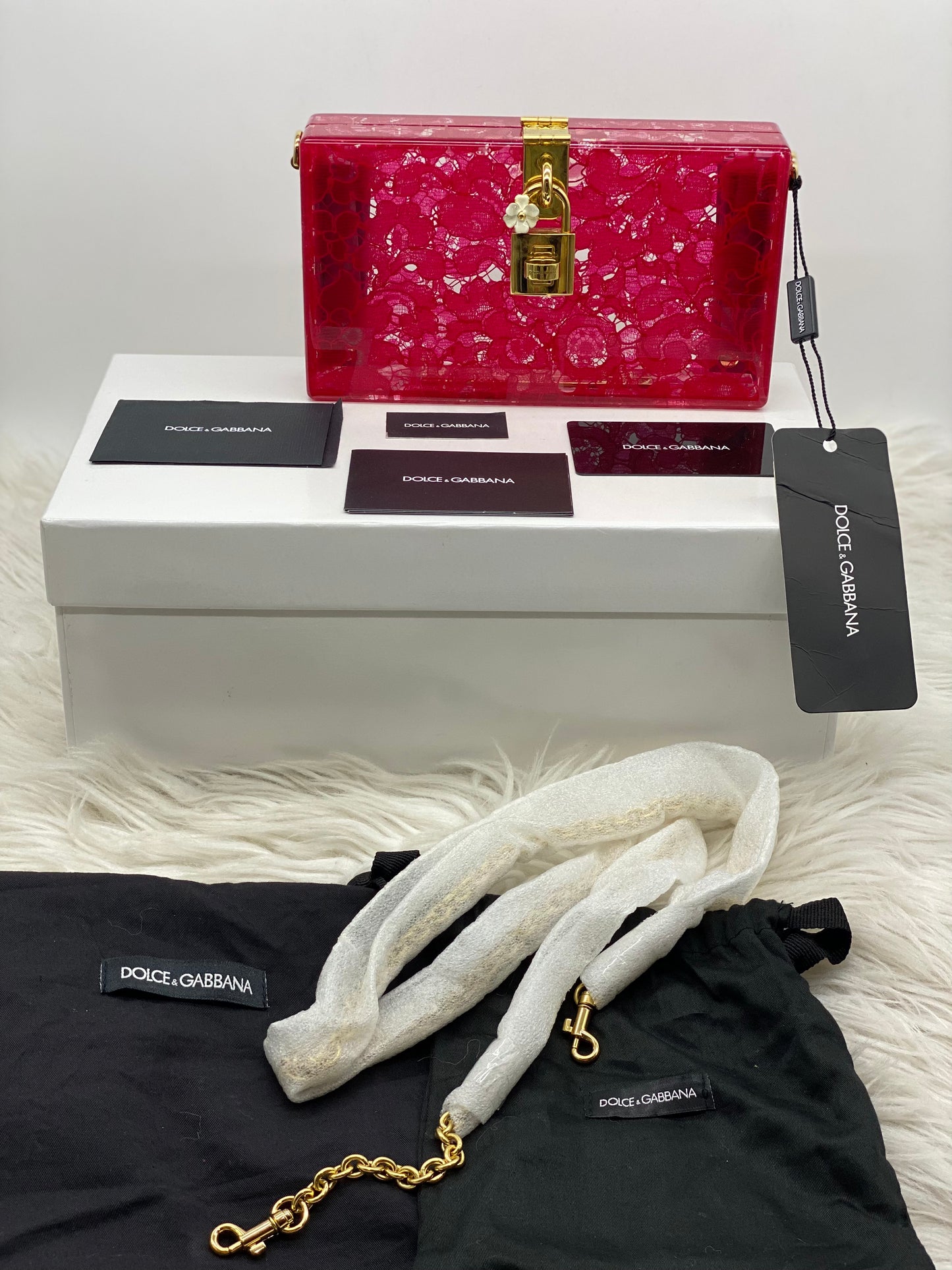 Dolce and Gabbana Taormina Box Clutch