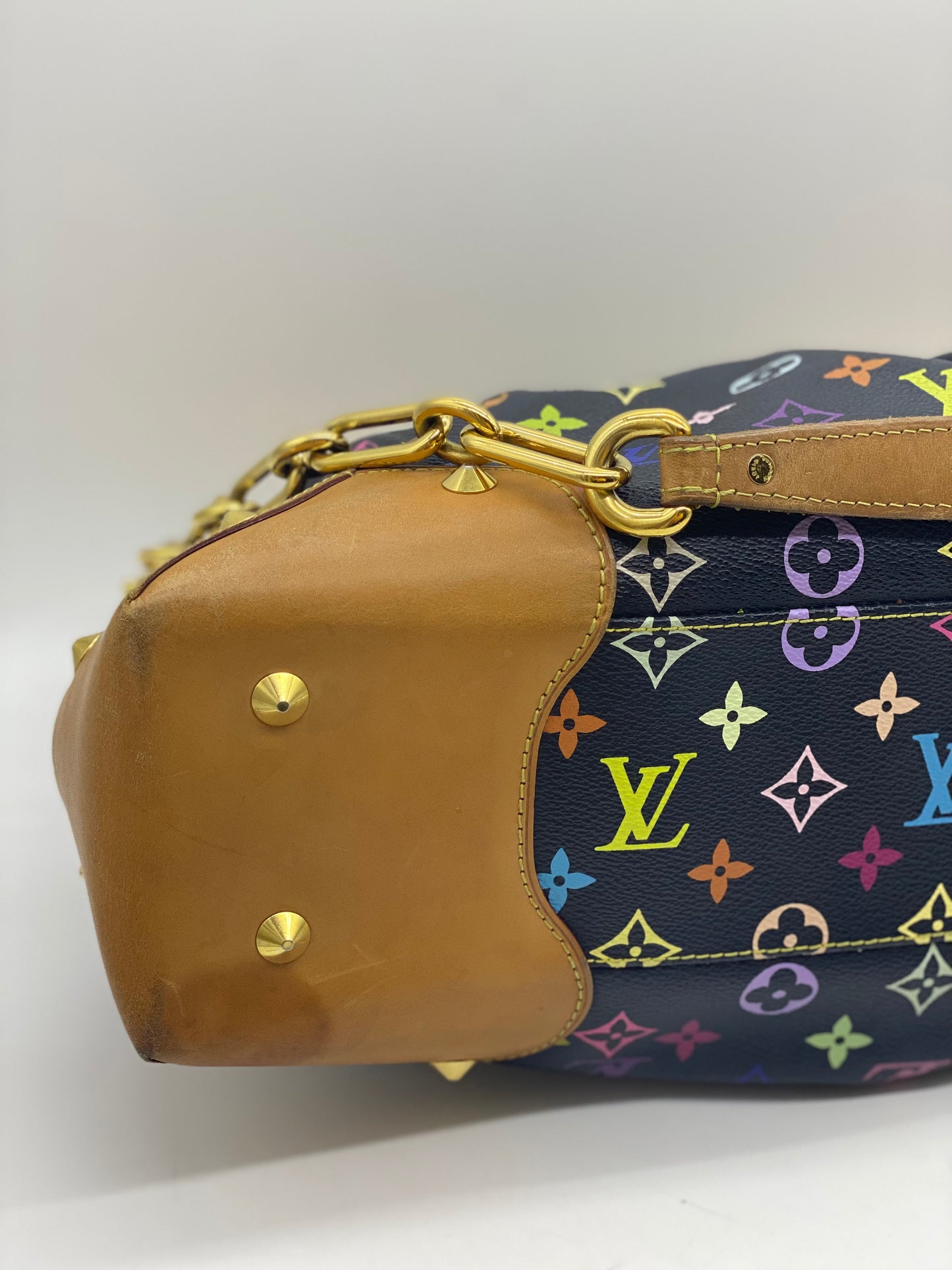 Louis Vuitton Judy black multicoloured logo Shoulder bag