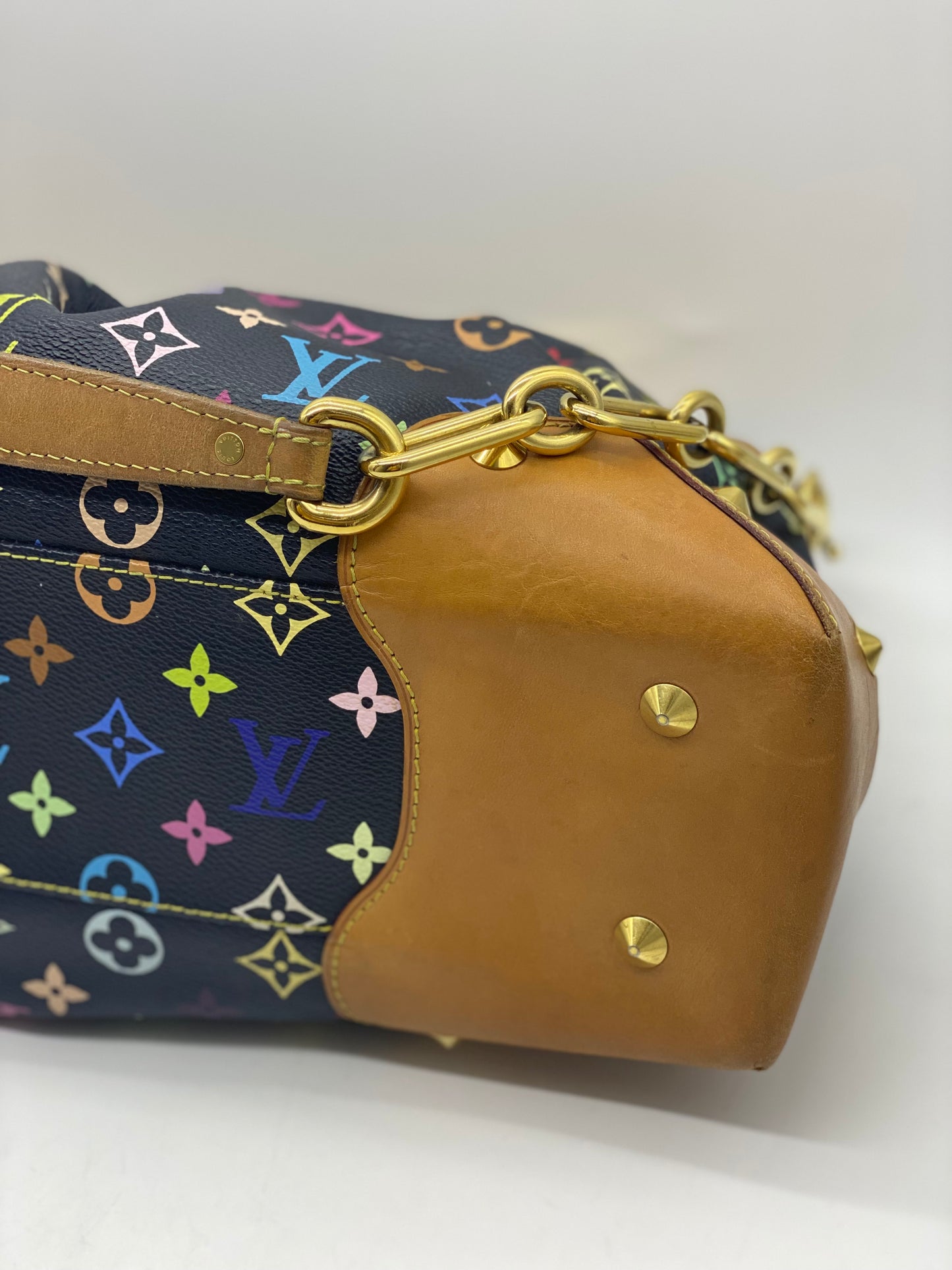 Louis Vuitton Judy black multicoloured logo Shoulder bag