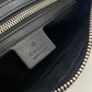 GUCCI Soft GG Supreme Monogram Web Belt Bag Black Grey