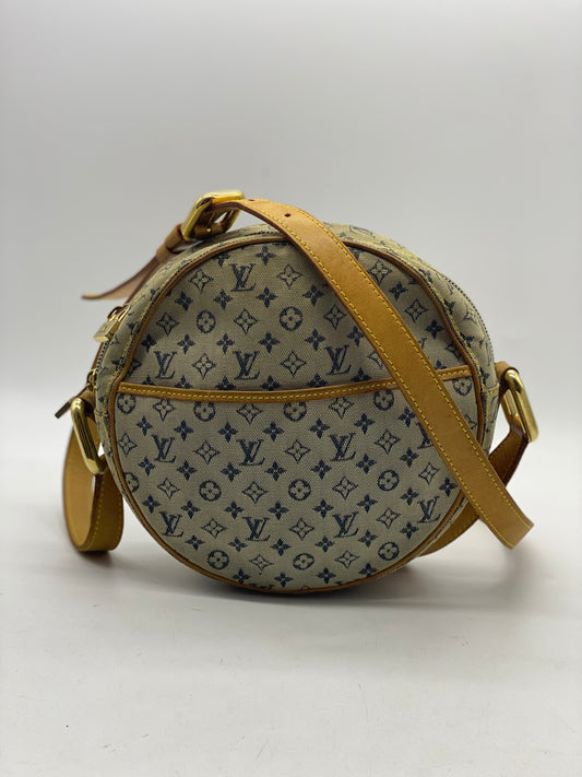 LOUIS VUITTON Mini Monogram Canteen Blue