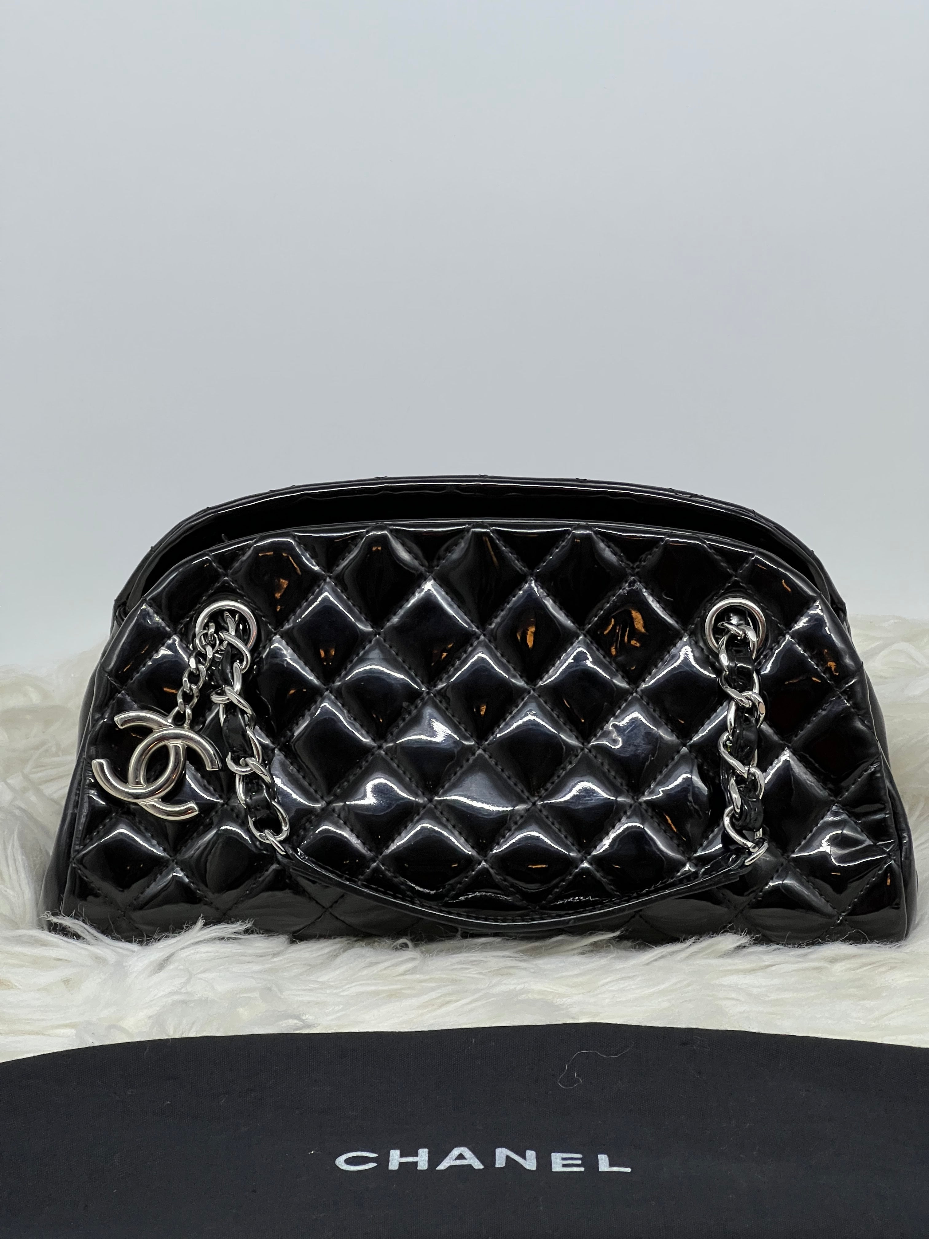 CHANEL CC LARGE QUILTED JUST MADEMOISELLE BOWLING BAG – Caroline's Fashion  Luxuries