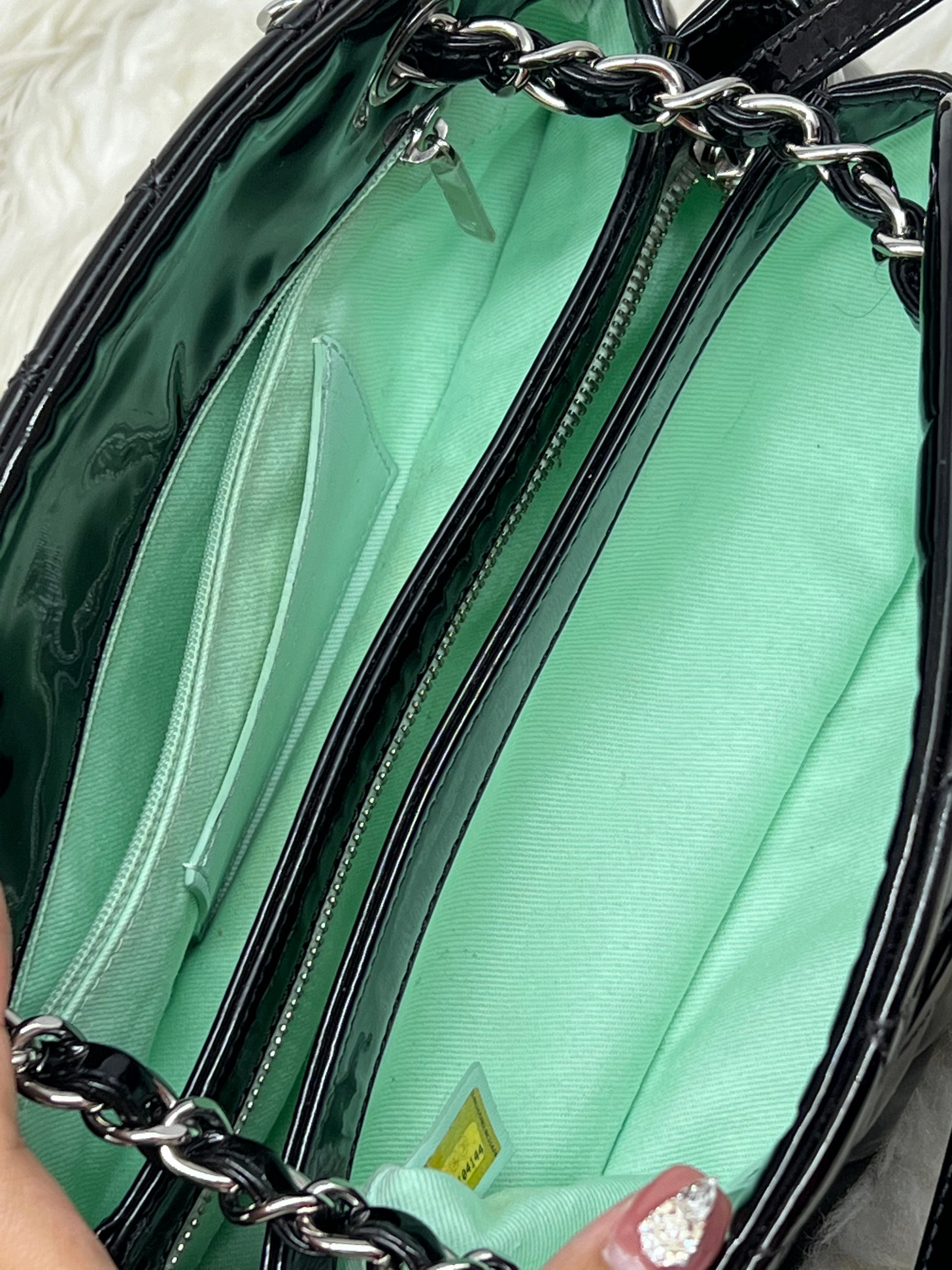 dark green chanel bag
