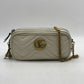 GG MARMONT TRIPLE ZIP LEATHER CROSSBODY BAG