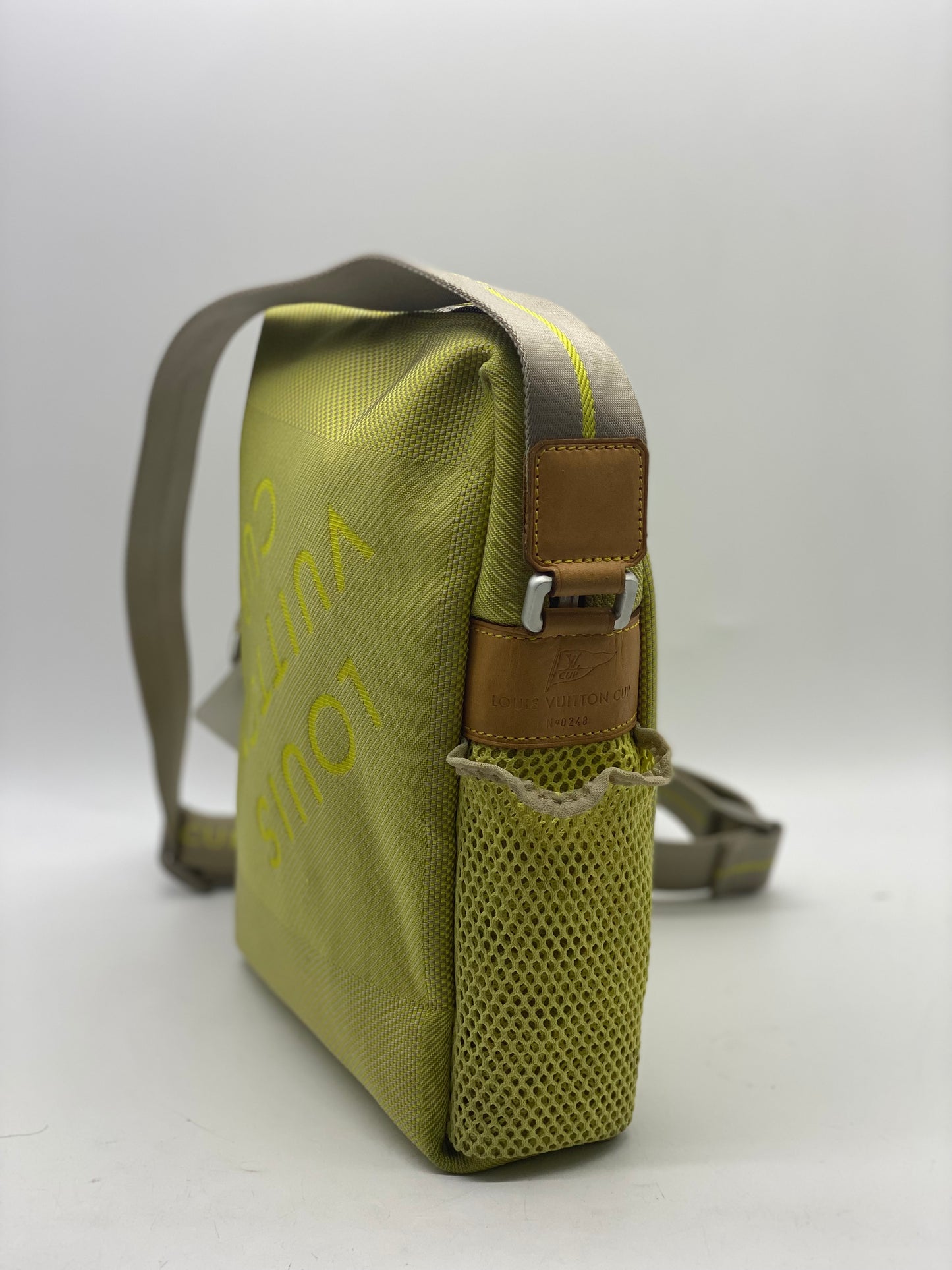 Louis Vuitton Damier Jean Cup LV Withery Shoulder Bag Yellow