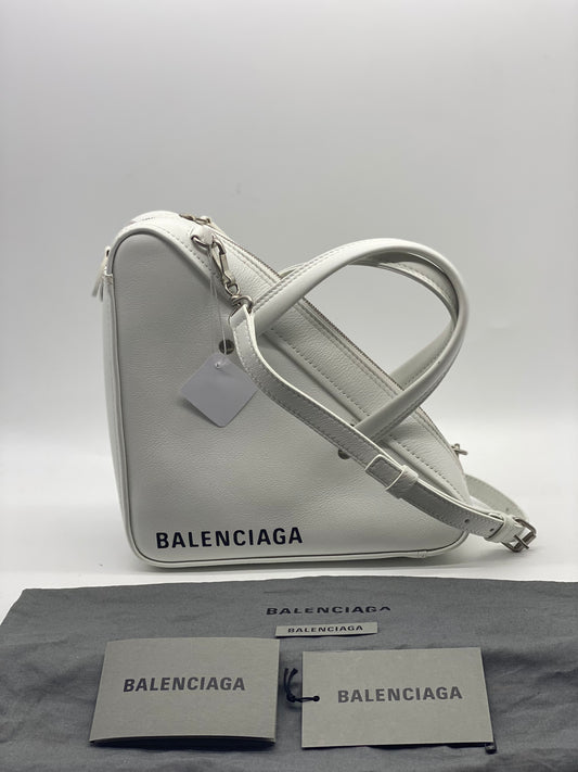 Balenciaga Triangle Duffle White