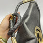 Gucci Metallic Silver Guccissima Leather Small Britt Shoulder Bag