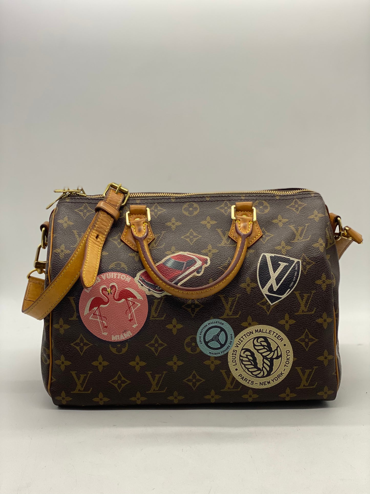 Louis Vuitton, Bags, Speedy Bandoulire 3 My Lv World Tour New