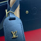 Louis Vuitton Calfskin Steamer MM Rouge Black